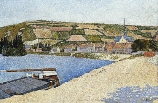 Les Andelys, Côte d’Aval (1886) by Paul Signac