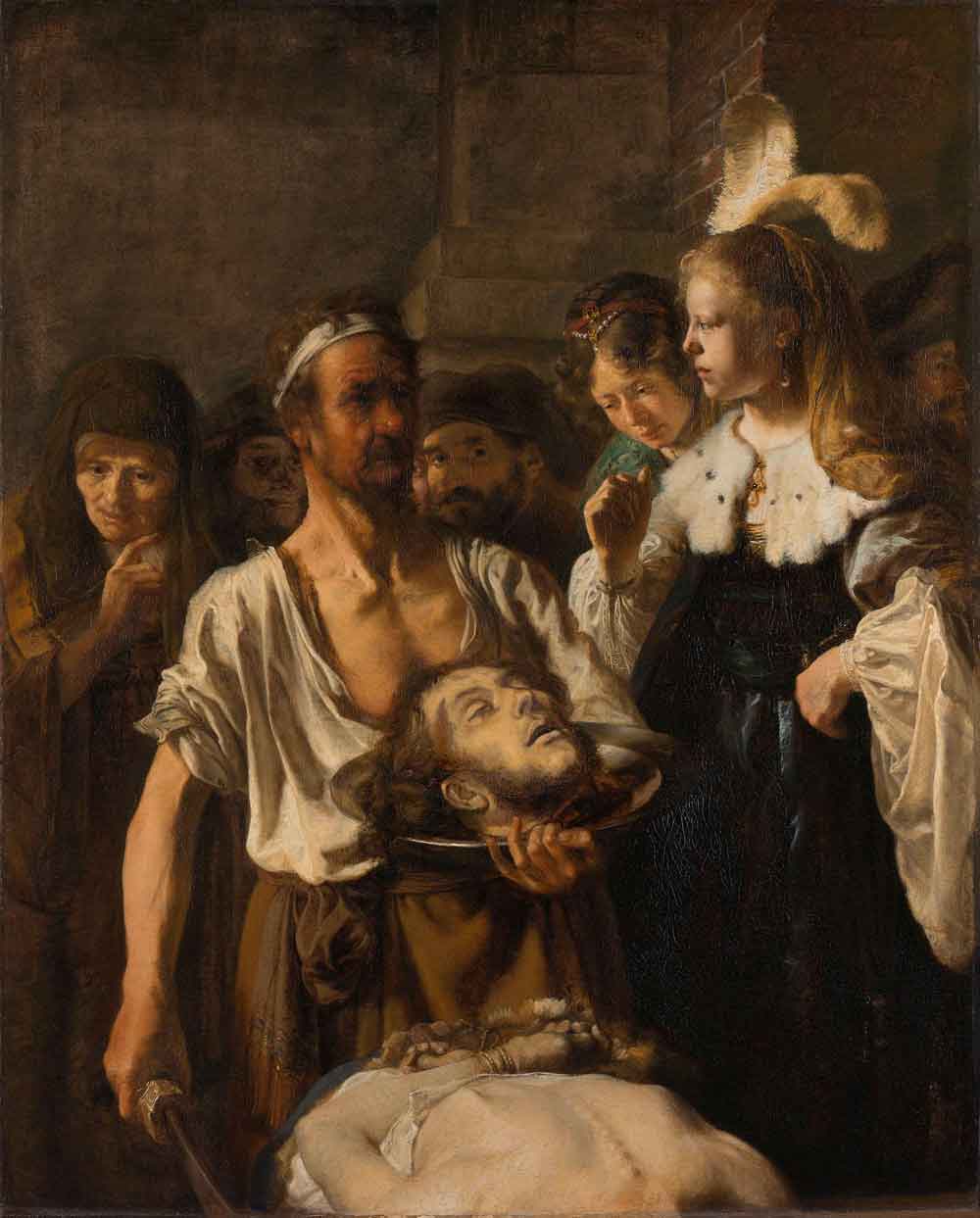 Beheading of John the Baptist by Rembrandt van Rijn 1640