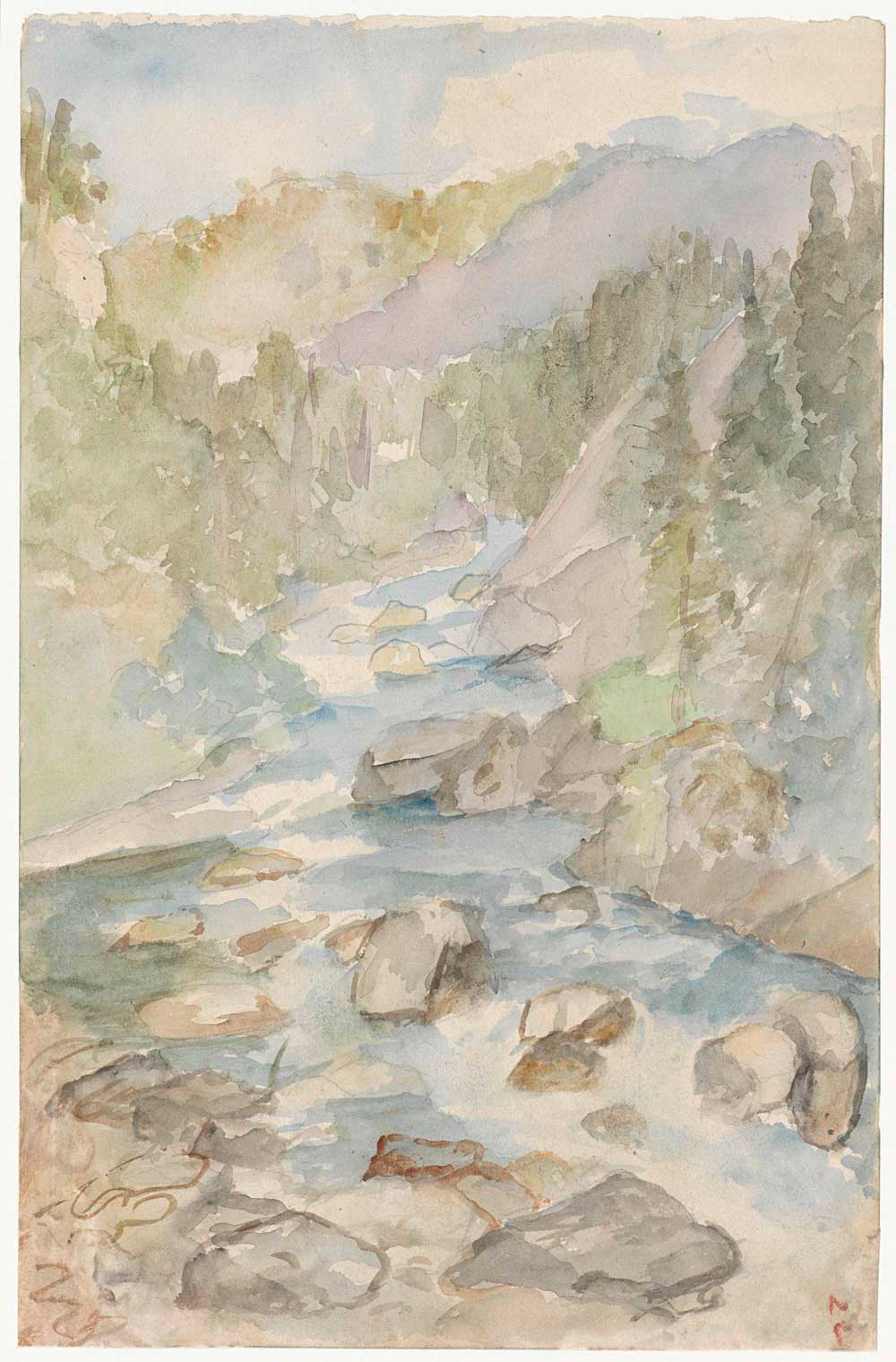 Landscape by Jozef Israëls 1896