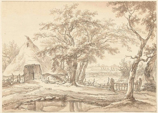 Landscape III by Edward Lear 1755