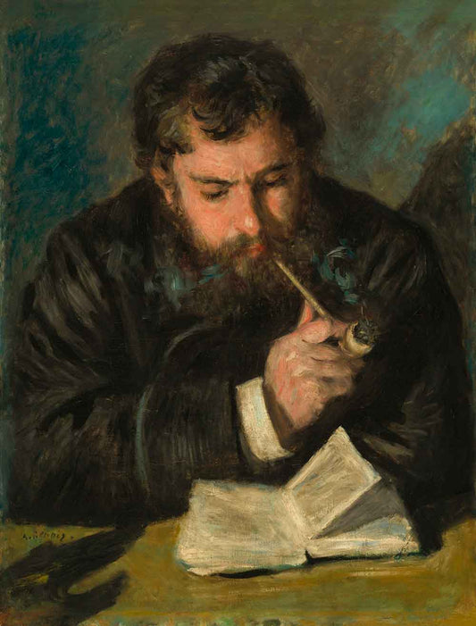 Claude Monet by Pierre-Aguste Renoir 1872