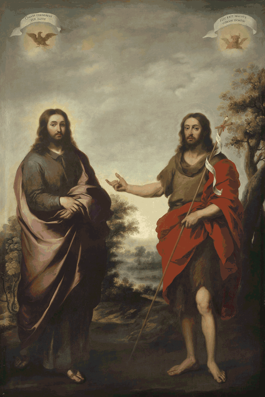 Saint John the Baptist Pointing to Christ by Bartolome Murillo