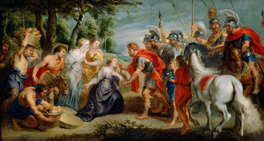 David Meeting Abigail by Peter Paul Rubens 1625