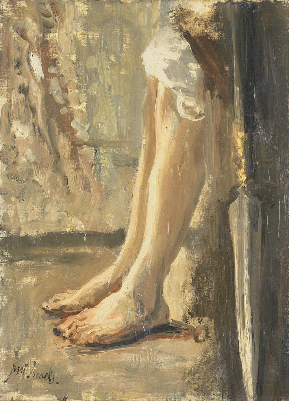 Lady's Feet by Jozef Israëls 1899