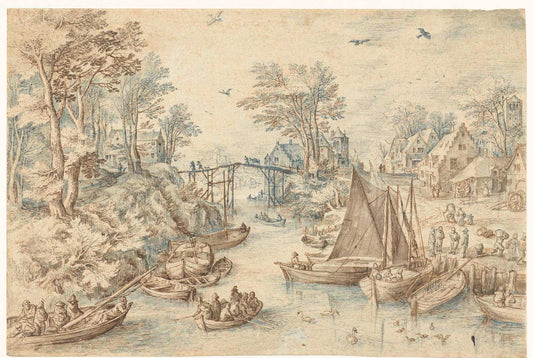 Landscape by Jan Brueghel I 1595