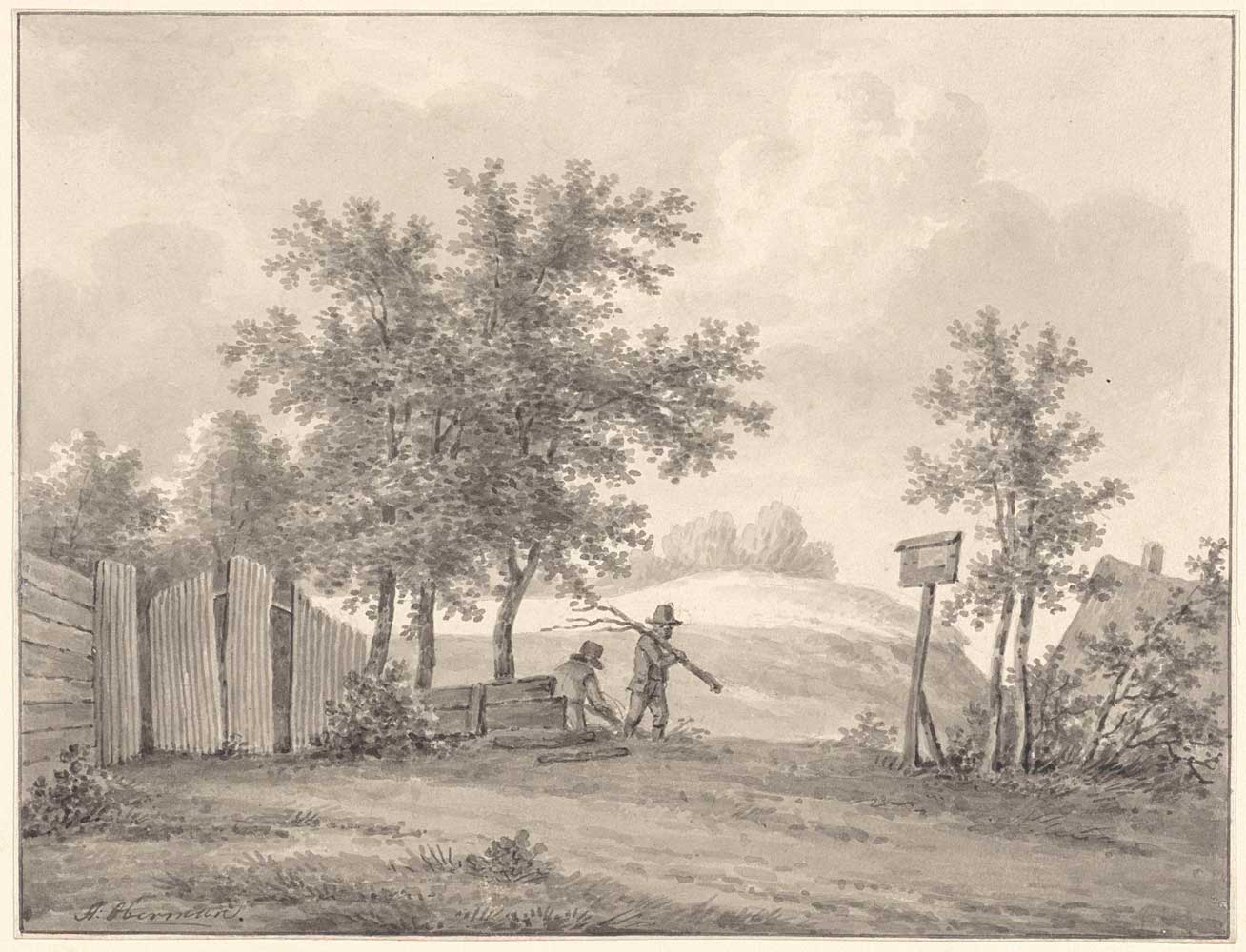 Landscape by Anthony Oberman 1791