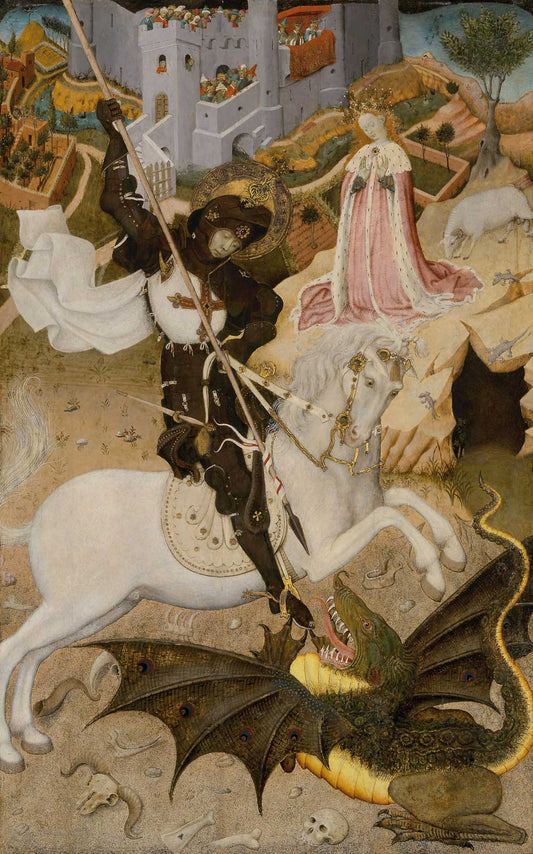 Saint George and the Dragon by Bernat Martorell