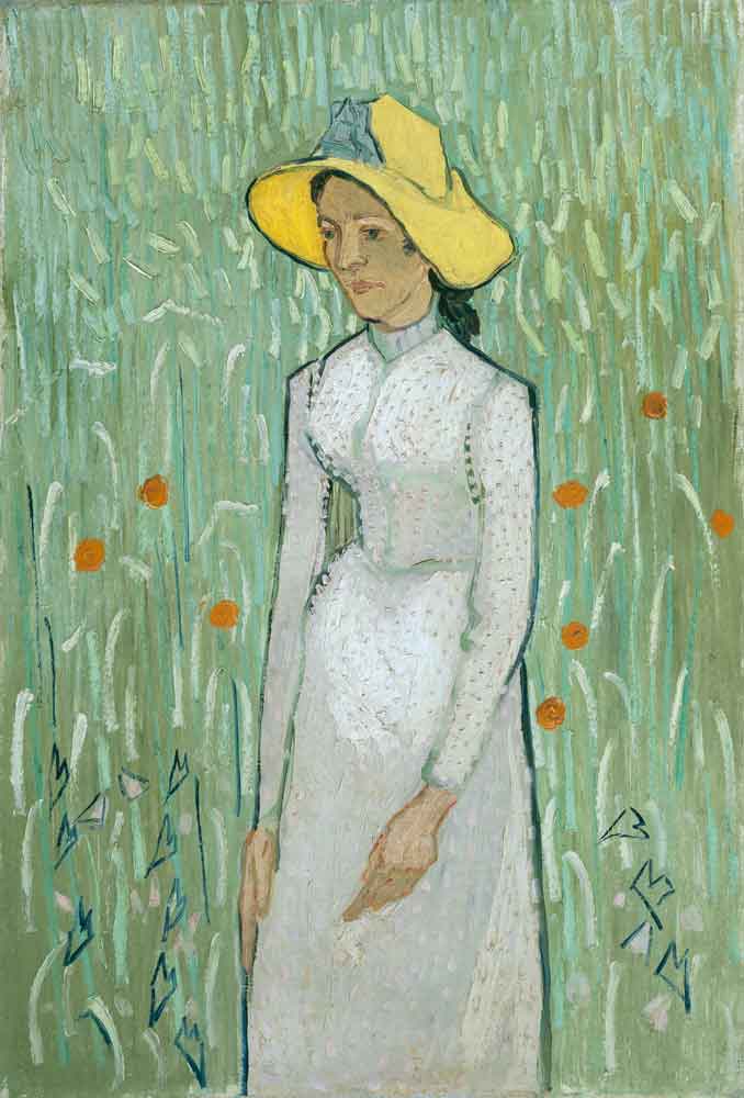 Girl in White by Vincent van Gogh 1890