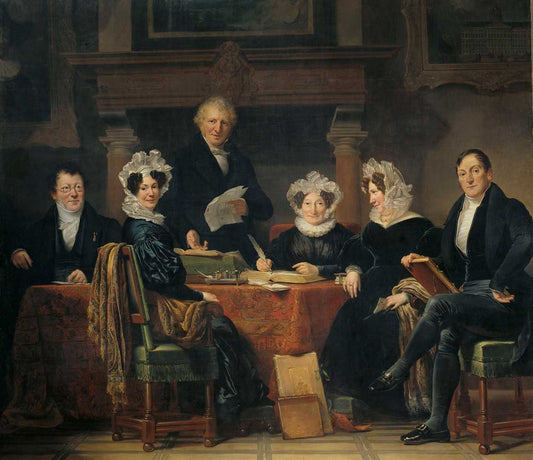 Group Portrait by Jan Adam Kruseman 1834