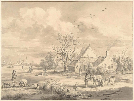 Landscape by Egbert van Marum 1755