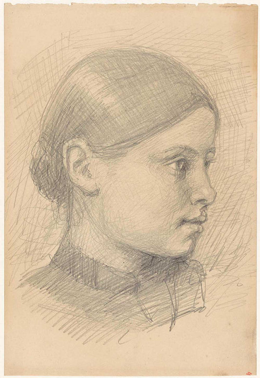 Portrait Drawing by Jozef Israëls 1834