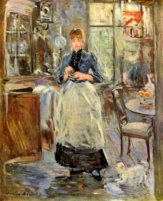 In the Dining Room by Berthe Morisot 1886