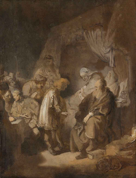 Joseph Telling his Dreams by Rembrandt van Rijn 1633