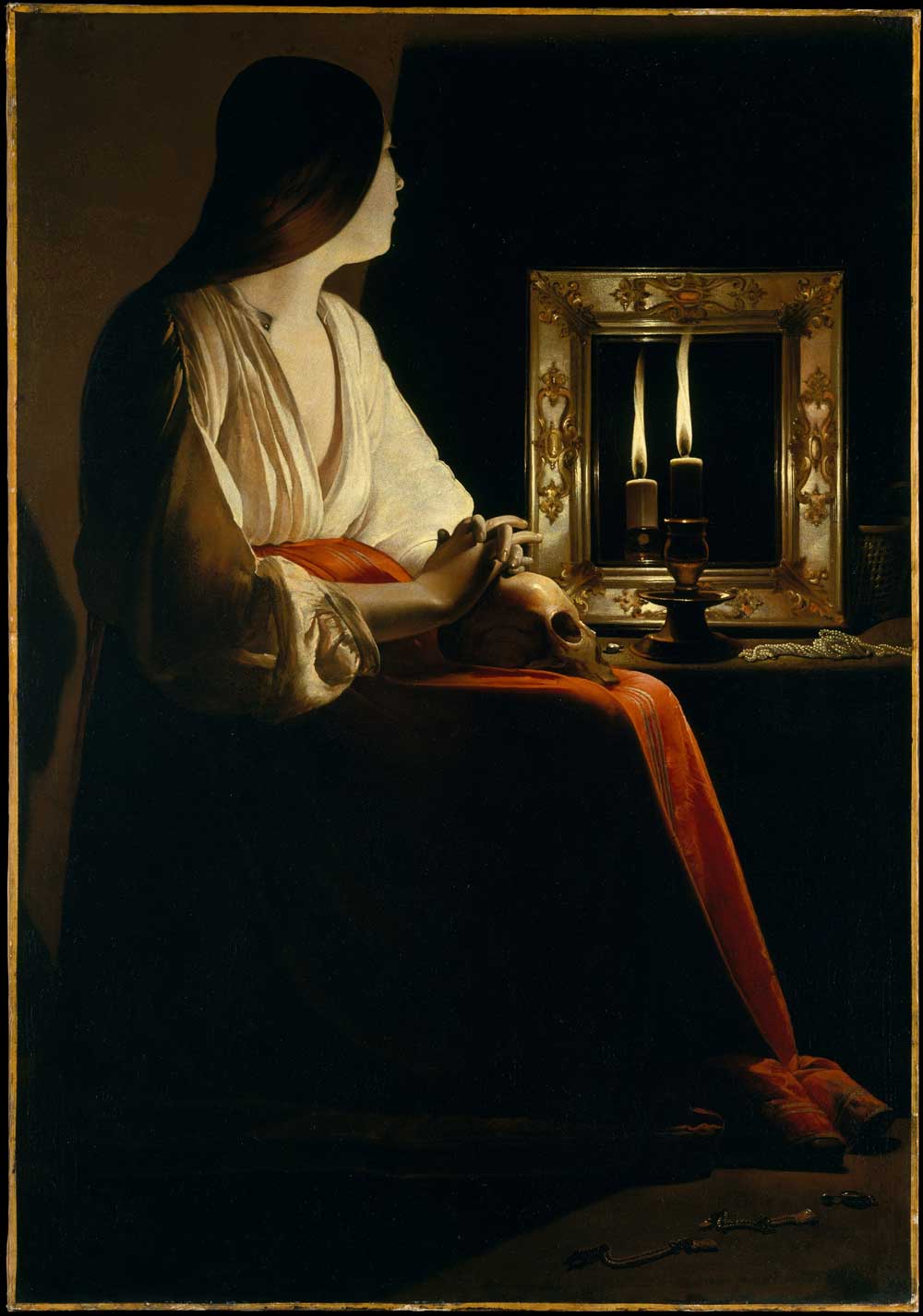 The Penitent Magdalen by Georges de La Tour 1540