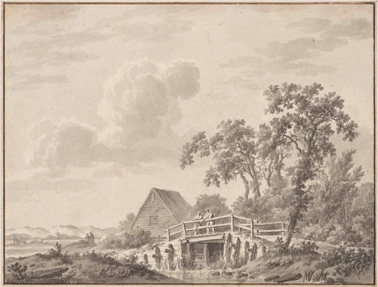 Landscape by Balthasar van der Ast 1813