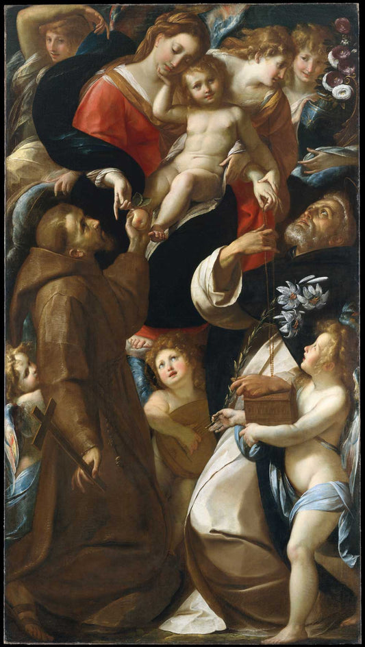 Madonna and Child with Saints by Giulio Cesare Procaccini 1445