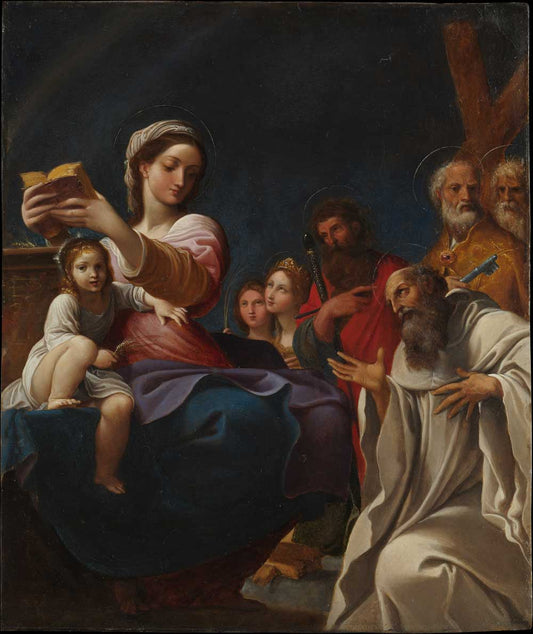 Madonna and Child with Saints by a Ludovico Carracci 1607