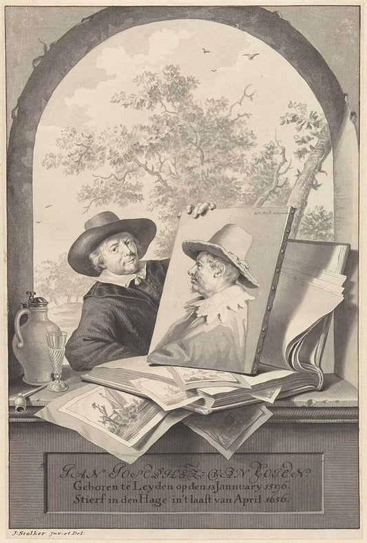 Painter by Jan Stolker 1734