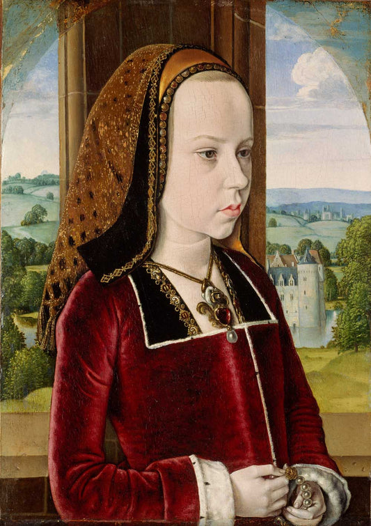 Margaret of Austria by Jean Hey 1490