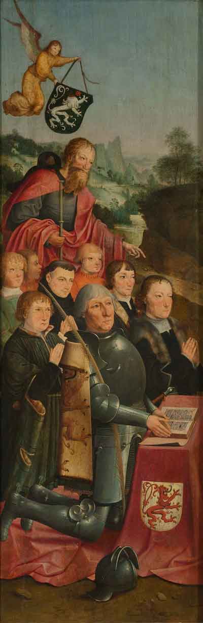 Memorial Panel by Master of Alkmaar 1504