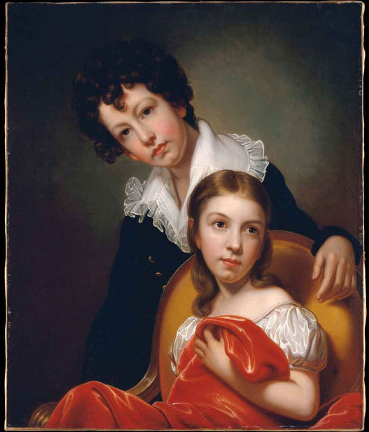 Michael and Emma Clara Peale by Rembrandt Peale 1817