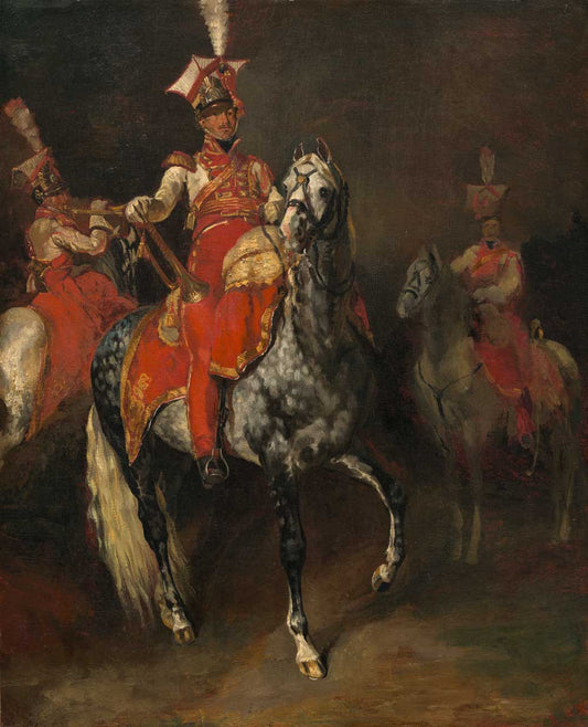 Mounted Trumpeters by Théodore Géricault 1814