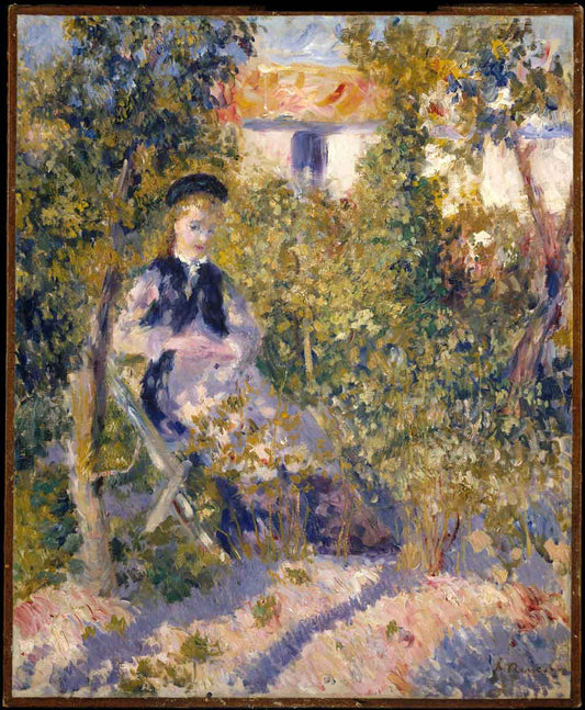 Nini in the Garden by Pierre-Aguste Renoir 1876