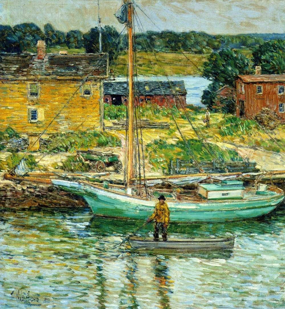 Oyster Sloop by Childe Hassam 1902