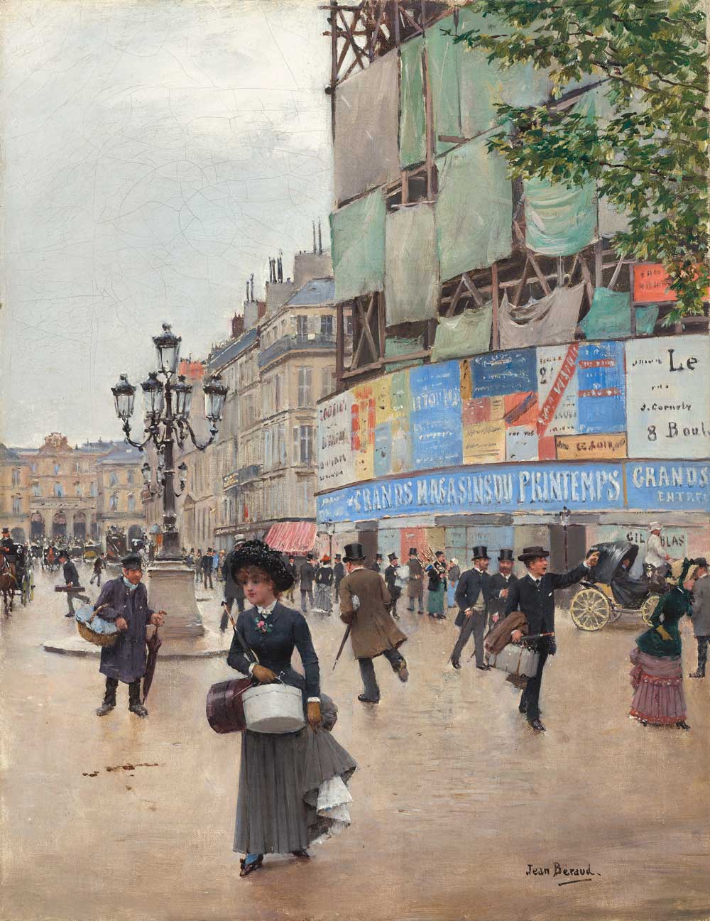 Paris, rue du Havre by Jean Béraud 1882