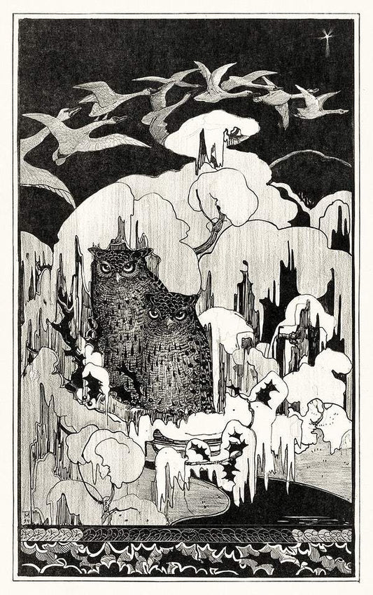 Kerstnacht (1894) print in high resolution by Theo van Hoytema