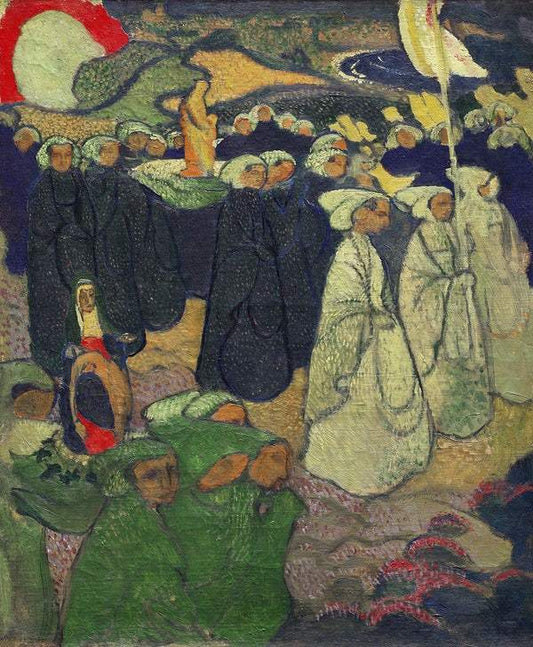 Procession on Pardon at Perros–Guirec by Maurice Denis (1870-1943)