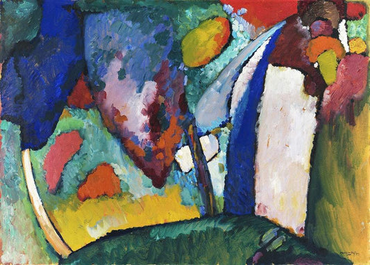 The Waterfall (1909) by Wassily Kandinsky