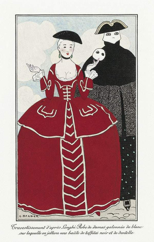 Costumes Parisiens, No. 56: Journal des Dames et des Modes (1913) by George Barbier