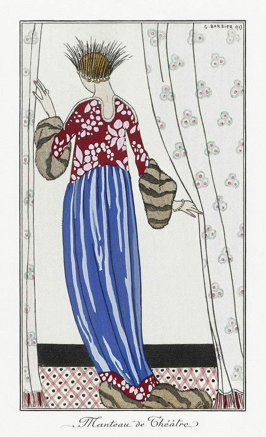 Costumes Parisiens, No. 71: Journal des Dames et des Modes (1913) by George Barbier