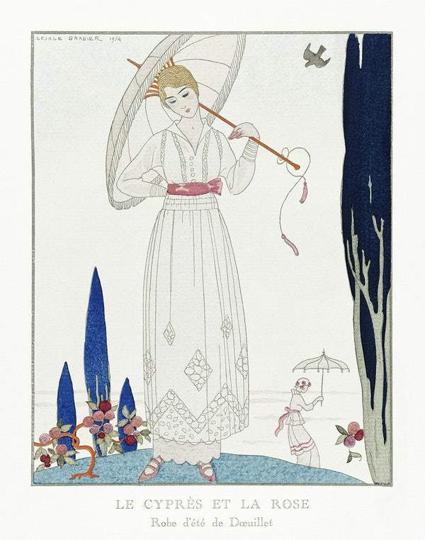 The cypress and the rose by George Barbier