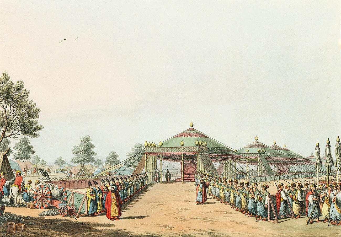 Turkish Encampment by Luigi Mayer (1755-1803)