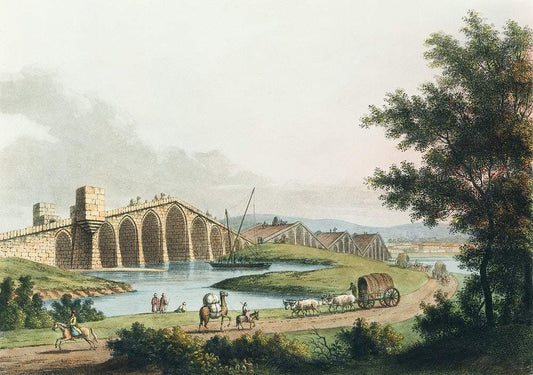 Ponte grande by Luigi Mayer (1755-1803)