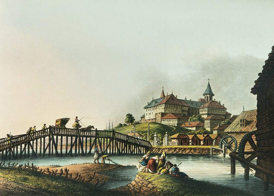 Palace at Bucharest by Luigi Mayer (1755-1803)