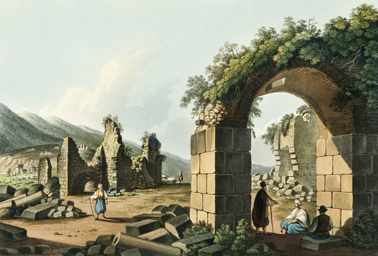 Ruins of the Baths at Ephesus by Luigi Mayer (1755-1803)