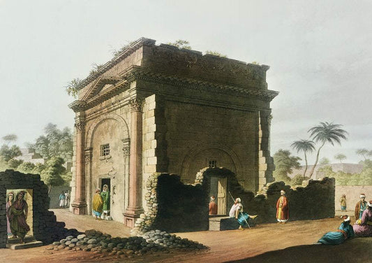 Triumphal Arch at Latachia by Luigi Mayer (1755-1803)