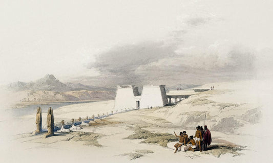 Temple of Wady Sabua Nubia by David Roberts (1796-1864)