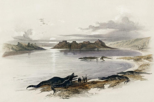 Wady Dabod by David Roberts (1796-1864)