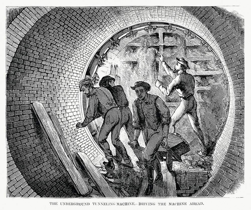 Making the Underground by New York Parcel Dispatch Company (1872)