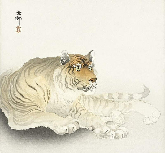 Tiger (1900 - 1930) by Ohara Koson