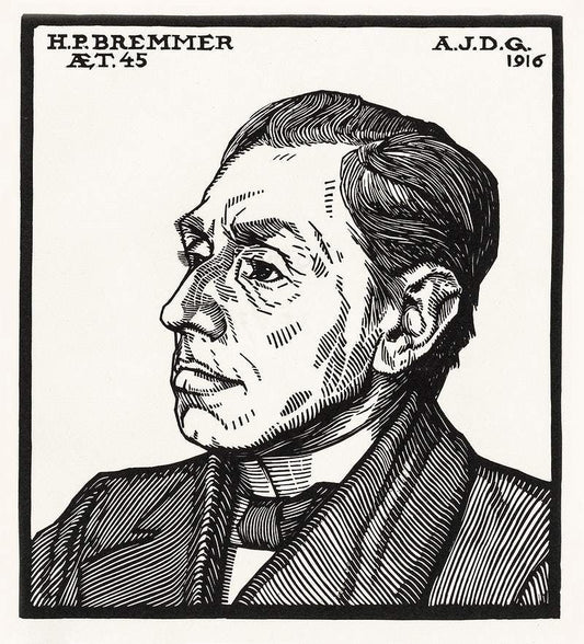 Portrait of Hendricus Petrus Bremmer (1916) by Julie de Graag