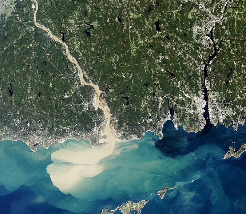 Connecticut River by NASA