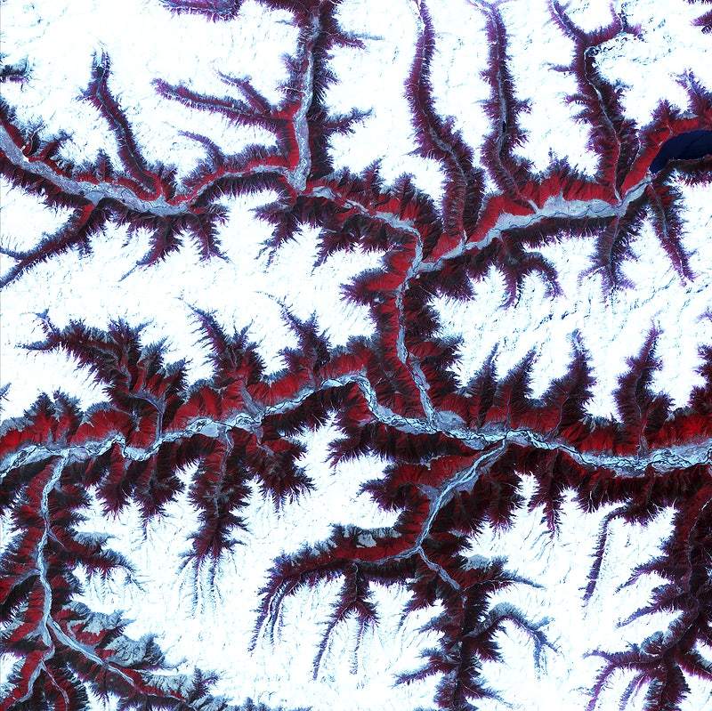 Himalaya Mountains by NASA