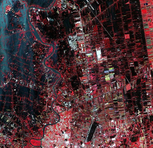 Chao Phraya River by NASA