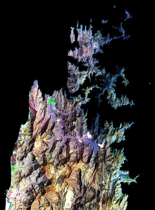 The Musandam Peninsula by NASA