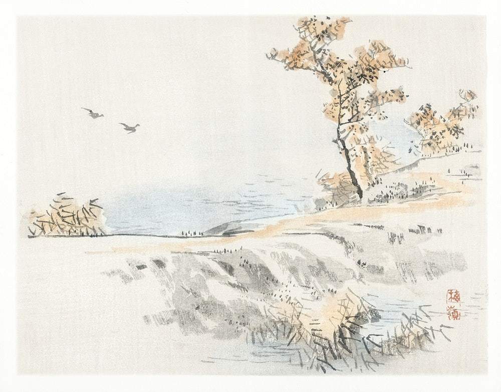 Landscape by Kōno Bairei (1913)